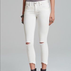 Free People White Skinny Jeans